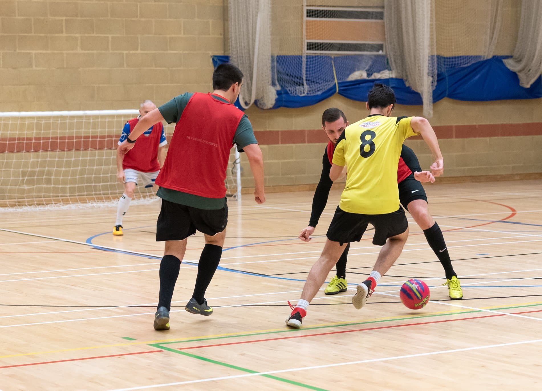 Football in the sports hall